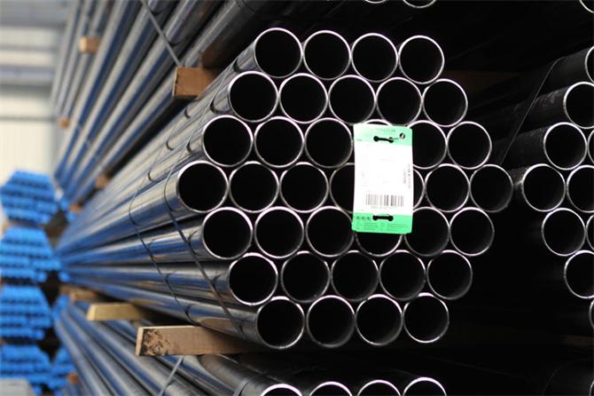 Black and Galvanized Pipes for Installations